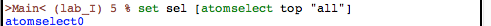 Figure 20: Navigation in Tk Console Window